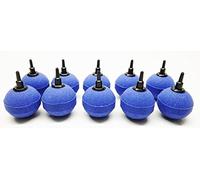 AquaOne Sfera per acquario, 5 cm, in pietra di ossigeno, 10 pezzi | colore blu