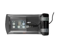 Aquapac Custodia impermeabile per microfono radio, ecologica, prodotta nel Regno Unito, ingegnere del suono professionale, dispositivi elettronici cablati, Grigio, Mini