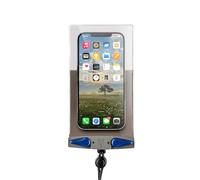 Aquapac Custodia impermeabile per telefono, piccola, grigia, cordino, iPhone e Android, prodotta nel Regno Unito, escursionismo, 5 anni di garanzia. Certificazione IPX8 fino a 9 metri di profondità.