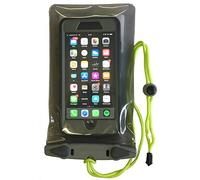 Aquapac Custodia impermeabile per telefono, taglia grande, grigia | iPhone e Android, prodotto nel Regno Unito, escursionismo, mountain bike, certificato IPX8 fino a una profondità di 30 ft.