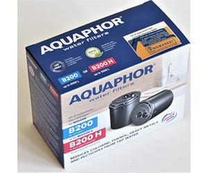 Aquaphor B200 Set due cartucce di ricambio originali per filtro dell'acqua rubinetto "Aquaphor Modern" per acqua dolce normale