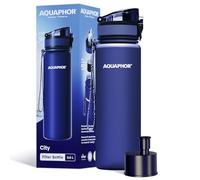 Aquaphor Città Wasserfilter-Trinkflasche, 500 ML, da Tritan Tm , Privo-Bpa, Navy