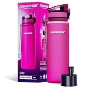 Aquaphor Città Borraccia Con Filtro Acqua, 500 ML, da Tritan, Privo-Bpa, Fucsia
