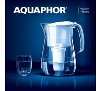 Aquaphor Filtro Acqua Provenza - 4,2L Filterkrug - inkl.1 X A5 Cartuccia, Bianco