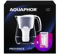 Aquaphor Set Provenza D'Acqua Caraffa Filtrante Incl. 2 X A5 Mg. Acqua,Bianco