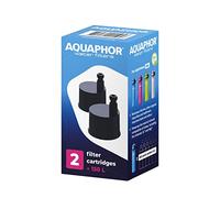 AQUAPHOR Cartuccia filtrante City pacco da 2 I Filtro a carbone attivo I Per tutte le borracce filtranti Aquaphor CITY I Filtra mentre bevi I Riduce il cloro I Da passeggio e sostenibile