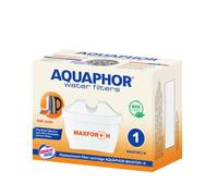 AQUAPHOR MAXFOR+ H MAXPHOR+ H ALL IN ONE - Cartuccia filtrante per acqua, confezione da 1 con protezione extra contro il calcare, compatibile con Brita Marella Aluna