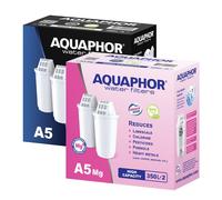 Aquaphor Pacco 4 (2xA5 + 2xA5 MG Wasserfilterkartuschen Con Aqualen, Privo-Bpa