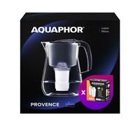 AQUAPHOR Provence A5 Set Più 2X A5H Filtro Acqua Per Acqua Dura, Nero