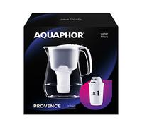 AQUAPHOR Provence, Bianco, con 1 Cartuccia filtrante A5 MG, Effetto Vetro anticalcare, Cloro e arricchisce l'acqua con magnesio, plastica, 4,2 l
