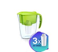 Aquaphor Set Filtro Acqua Sorriso Di Verde Chiaro Incl. 3 A5 Cartucce