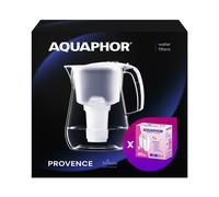 Aquaphor Set Provenza D'Acqua Caraffa Filtrante Incl. 2 X A5 Mg. Acqua,Bianco