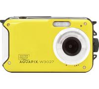 Easypix W3027-Y Wave Yellow - Fotocamera digitale 30 megapixel, batteria inclusa, inclusa custodia, stabilizzatore d'immagine