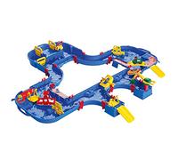 AquaPlay Mega Lock Box, Set da 62 Pezzi per Tavolo Acquatico, Giocattolo da Giardino, Adatto per Bambini dai 3 Anni in su