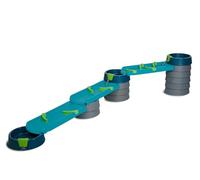 AquaPlay Mudway Stream - pista combinata per giochi d'acqua e sabbia, 3 m di pista con serrature, piscine e cursori, sistema flessibile ad incastro, resistente alle intemperie, gioco d'acqua naturale