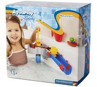 AquaPlay Sploshy Mountain giocattolo per vasca da bagno, giocattolo acquatico per bambini dai 1,5 anni in su, con pompa, serbatoio e barca, con ventose per vasca da bagno e Co.