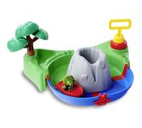AquaPlay Sploshy Volcano giocattolo per vasca da bagno con macchina in schiuma, giocattolo per l'acqua per bambini dai 1,5 anni in su, con schiuma lava, lago e barca, con ventose per vasca da bagno e