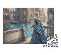Aquapolis azzurra Puzzle 1000 Pezzi,Cartone Di Qualità,Sfida Impossibile,Idea Regalo,Adulti E Ragazzi,Decorazione Casa,Gioco Educativo,dai 14 Anni,Antistress 52x38cm