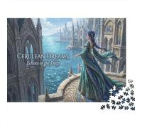 Aquapolis azzurra Puzzle 1000 Pezzi,Sfida Impossibile,Idea Regalo,Gioco Educativo,Adulti E Ragazzi,Cartone Di Qualità,Decorazione Casa,dai 14 Anni,Antistress 70x50cm