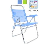 Aquapro 34606 Sedia di Spiaggia, Alluminio, Verde