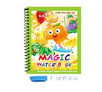 Aquarell-Doodle-Bücher, Wasser-Doodle-Bücher | Wiederverwendbare Wasserbücher Mit Stiften Wassermalbuch Für Heimaktivitäten Im Vorschulalter