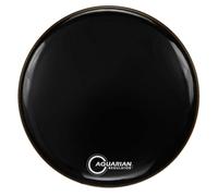 AQUARIAN DRUMHEADS RF22BK Regulator Series - 22 inch Bass Drumhead - Black - W/Ring