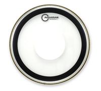 Aquarian - Pelle per batteria Studio X, 41 cm (16"), con rinforzo centrale (power dot), colore: trasparente