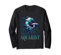 Aquarist Angel fish Aquarium Enthusiast Maglia a Manica