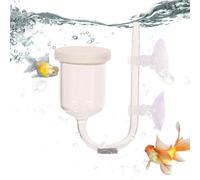 Aquarium Air Diffuser, Pump Bubble Maker Fittings, Glass Oxygen Refiner Disc for Efficient Airs Supply, Ideal for Hydroponics and Betta Tanks, 4.5x4.5x9 cm / 5.5x5.5x9 cm