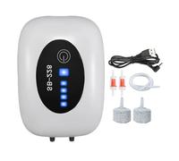 Aquarium Air Pump - 2 Prese Rechargeable Portable Quiet Aquarium Air Pump with USB Charging, Modes Aerator Intelligent Power-off for Fish Tanks, Indoor Aquariums, Ponds, Fountains, Hydroponics