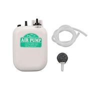 Aquarium Air Pump with Bubble Stone and Hose, Battery Powered Fish Tank Aerator, Quiet Oxygen Air Pump for Outdoor Fishing, Small Portable Fish Aerator for Power Outages or Transpo
