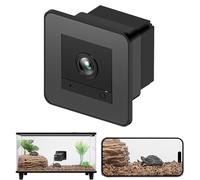 Aquarium Camera, 2K HD Aquarium Camera & Terrarium WiFi Pet Cameras, 140° Wide-Angle Anti-Glare Macro Lens, Night Vision, Two-Way Audio, AI-Powered Detection, for Fish and Reptiles (1 Pc)
