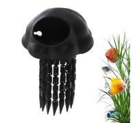 Aquarium Caves for Fish Jellyfish - Shaped Semi Enclosed Design Shrimp Cave