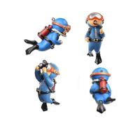 Aquarium Decorationslovely Diver Fish Tank Decorationsfloating Device Fish Tank Accessoriessuitable for All Kinds Of Fish Tanks2pacs