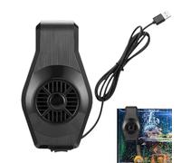 Aquarium Fans, Powerful Adjustable Fish Tank Fan, 4.92x1.57 Inches Heavy Duty Efficient Chiller Fan for Temperature Control, Prevents Overheating, Heat Dissipation and Water Cooling