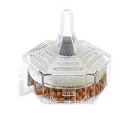 Aquarium Filter, Tank Filtration System, 3.54x3.15in Efficient Water Purifier Unit, Quiet and Easy Installation Design, Aquarium Air Pump for Aquatic Maintenance, Professionals, Home Use