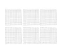 Aquarium Grid Plates 6PCS | Modular Bottom Divider for Fish Tank/Sump/Breeder Box | 30x30cm Plastic Mesh Panels for Media & Fish Isolation (30 * 30CM)