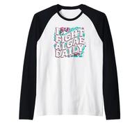 Aquarium Hobbyist I Fight Algae Daily Maglia con Maniche Raglan