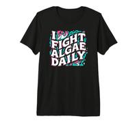 Aquarium Hobbyist I Fight Algae Daily Maglietta Premium