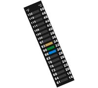 Aquarium Temperature Strip | LCD Environmental Tracking Sensor Sticker,Temperature Detection Strip,for Aquarium Refrigerator Freezer Brewing Indoor Outdoor Home Kitchen