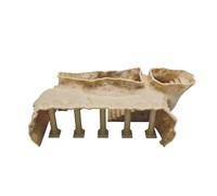 Aquarium Tunnel Cave - Khaki Resin Decorations, Safe Underwater Fish Shelters, Beautiful Landscaping Tank Tubes, Creative Viewing Aquatic Hiding Spots - For Apartments Farmhouses Patio Backyards