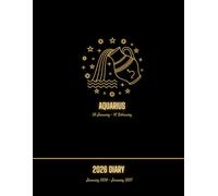 Aquarius 2026 A4 Diary - Week & Month to view | Business or Personal with Notebook Pages | Great Gift for Astrology & Zodiac Fans: Jan 2026 - Jan 2027 ... | Monthly & Weekly planner | Annual goals