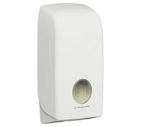 Aquarius 6946 Dispenser di Carta Igienica Oiegata, 1 Dispenser di Carta Igienica a Foglio Singolo Bianco