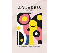Aquarius AF Coffee Table Book: The As Fuck series blends art and function. Each piece reflects the essence of its sign - simple, intentional, and made to live beautifully in your space.