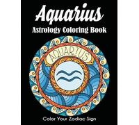 Aquarius Astrology Coloring Book (Tascabile)