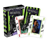 Aquarius Beetlejuice ha progettato carte da gioco finite in lino con licenza uff