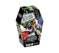AQUARIUS Beetlejuice - Scatola di puzzle da 500 pezzi (puzzle da 500 pezzi), senza abbagliamento, vestibilità di precisione, prodotto con licenza ufficiale Beetlejuice e oggetti da collezione, 35,5 x
