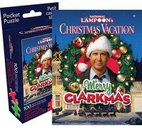 Aquarius Christmas Vacation - Puzzle tascabile da 100 pezzi, per adulti