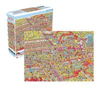 Aquarius Dov'è Waldo Sweets Jigsaw Puzzle 1000 Pezzi Cerca & Trova | Puzzle con licenza ufficiale Where's Waldo search & find, 20x28 finito - regalo nostalgico per adulti, adolescenti