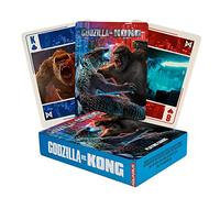AQUARIUS Godzilla vs Kong Carte da gioco - Mazzo di carte a tema Godzilla vs Kong per i tuoi giochi di carte preferiti - Merchandise e oggetti da collezione Godzilla vs Kong con licenza uffic